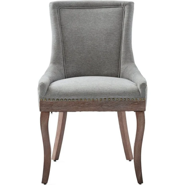 BBWL Esszimmerstuhl mit Lehne, Gepolstertem Chenille Stoff, Solide Holzbeine, Set von 2, Bequeme A&A Esszimmerstühle – Bild 2