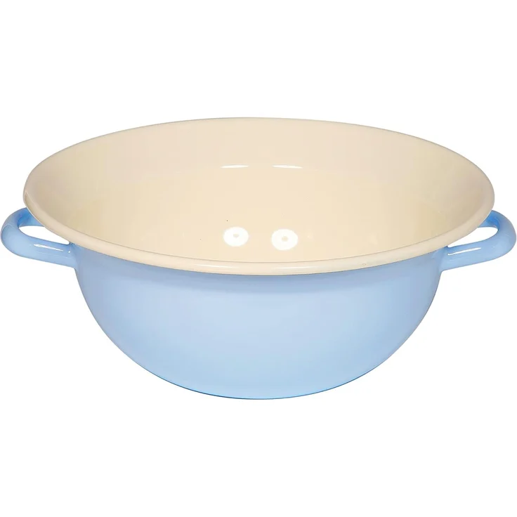 RIESS 0297-006 Weitling 32 cm, Blau, mit zwei Henkeln / Teigschüssel / Salatschüssel – Bild 1
