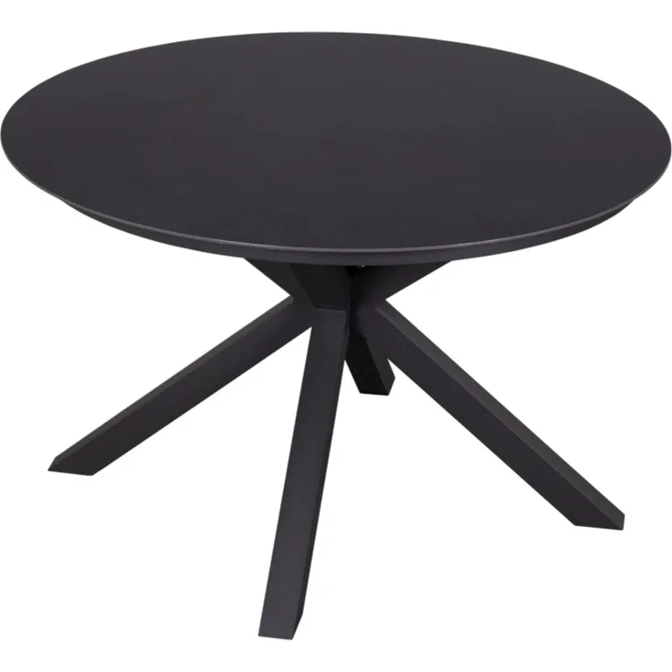 Tisch Malaga 120cm rund dark grey Aluminium