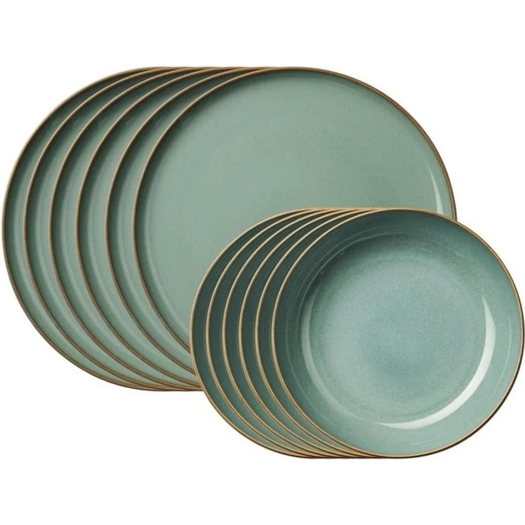 ASA SELECTION Tafelservice SAISONS Tafelset eucalyptus 12tlg, Steinzeug – Bild 3