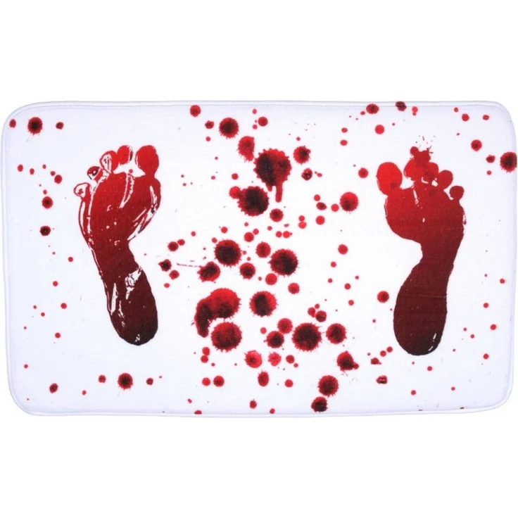 Sanilo Badematte Blood Feet, rutschhemmend, waschbar, schnelltrocknend, Polyester, rechteckig, sehr weich, hochwertig & modern, 50x80 cm oder 70x110 cm – Bild 5