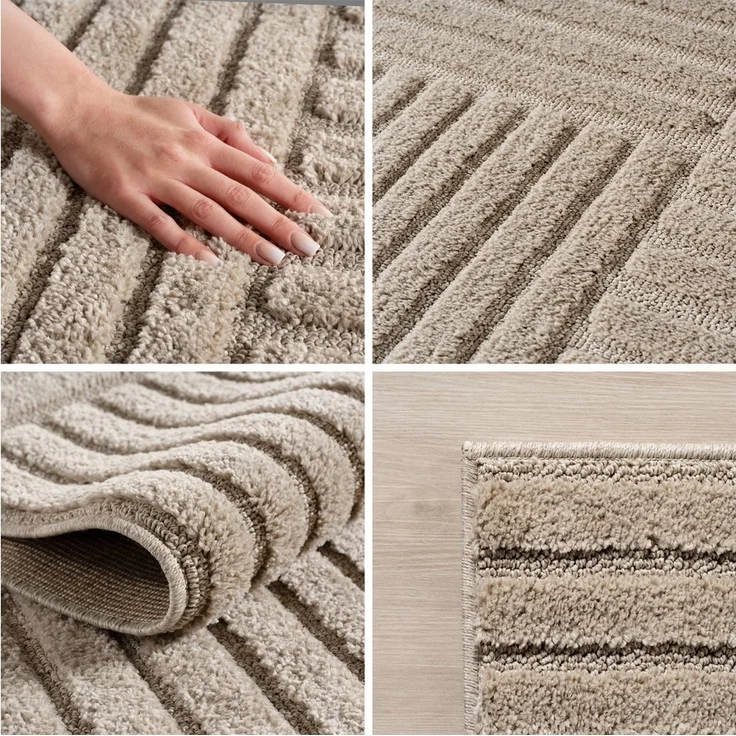 Carpettex Designteppich Skandinavischer Boho, Rechteckig, Höhe: 8 mm, Teppich Wohnzimmer, Schlafzimmer, Gästezimmer – Bild 1