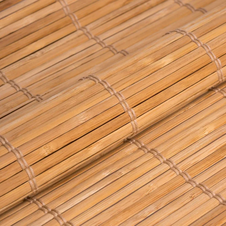 ventanara Raffrollo Bambus Raffrollo Bambusraffrollo Afrika Stil Holzrollo Seitenzugrollo – Bild 3