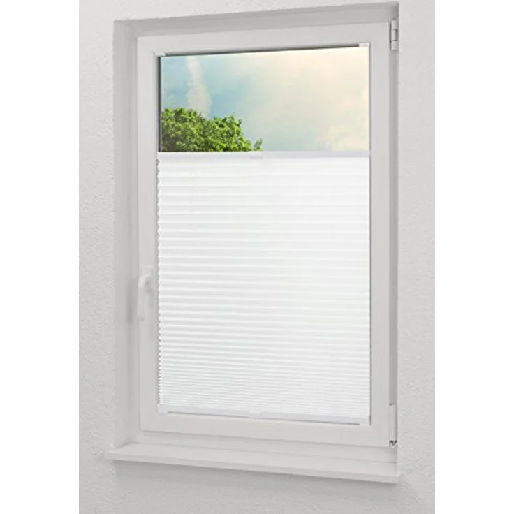 LYSEL® Plissee Crush Tageslicht, blickdicht, HxB 130x35cm – Bild 6