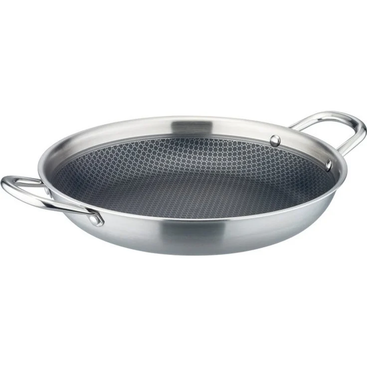 GSW Servierpfanne Inoxxa Black, Edelstahl (1-tlg), Pfanne aus Dreischicht-Material mit Antihaft-Versiegelung – Bild 4
