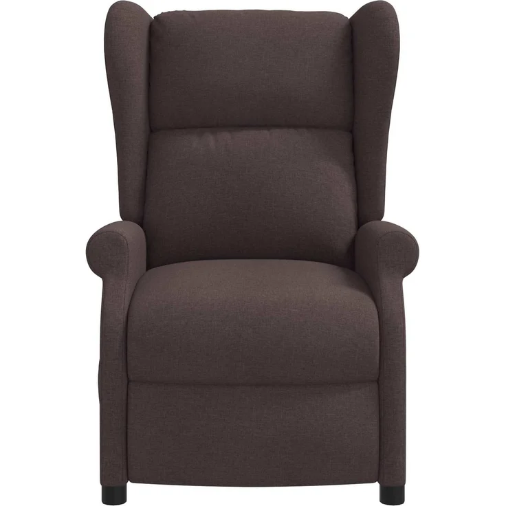 vidaXL Wing Back elektrischer Massagesessel Dunkelbraun Stoff 3460295 – Bild 4