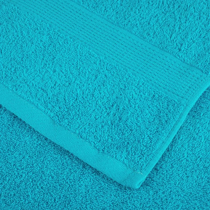 vidaXL 'SOLUND' Premium-Badetücher, 10 Stk., Türkis, 80x200 cm – Bild 6