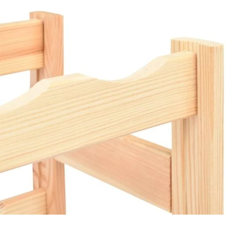 vidaXL Weinregal für 30 Flaschen Kiefernholz 286194 – Bild 5