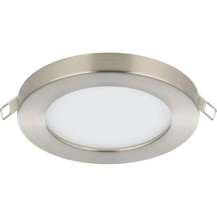 Eglo 900933 Einbauleuchte FUEVA FLEX Alu nickel-matt LED 5,5W 3000K H:0. 2cm Ø11. 7cm