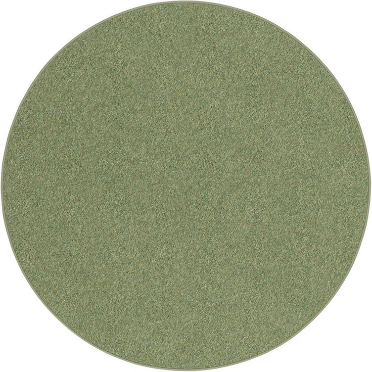 Snapstyle Veloursteppich Schlingen Teppich Alma Meliert Rund, Rund, Höhe: 8 mm – Bild 1