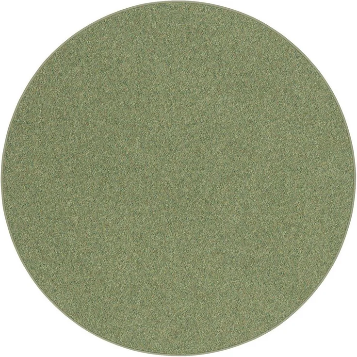 Snapstyle Veloursteppich Schlingen Teppich Alma Meliert Rund, Rund, Höhe: 8 mm