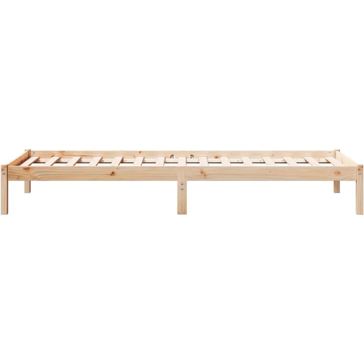 vidaXL Massivholzbett Extra Lang ohne Matratze 80x210 cm Kiefernholz 852400 – Bild 6