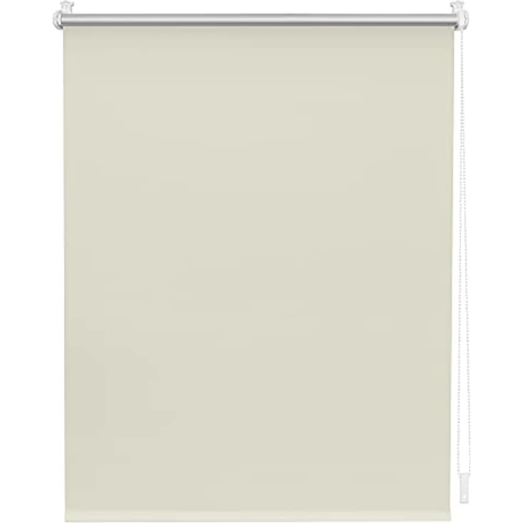 Lichtblick Thermo-Rollo Vancouver 45x150 cm (BxL) Creme Verdunkelnd & Thermofunktion; Klemm- und schraubbar; Energiesparend – Bild 2