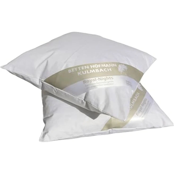 2 Stück Betten Hofmann Baby Kind Schmusekissen 35x35 cm 50g Kuschel Daunenkissen – Bild 2