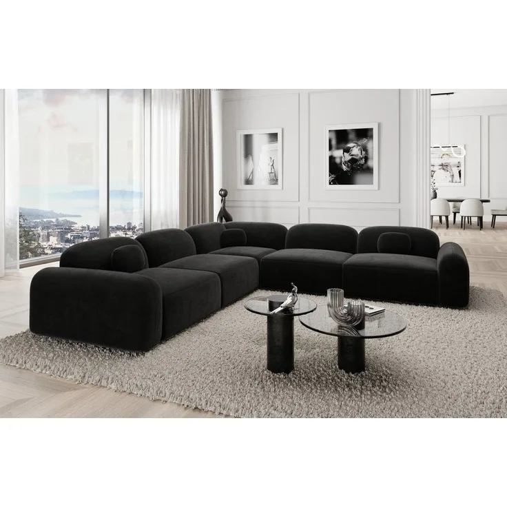 Sofa Dreams Ecksofa Stoff Eckcouch Polstersofa Luxus Eck Couch Barcelona L Form, Loungesofa
