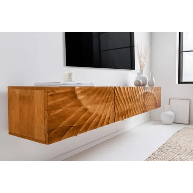 riess-ambiente TV-Bank SCORPION 160cm braun (Einzelartikel, 1 St), Wohnzimmer · Massivholz · Mango · mit Stauraum · Modern Design – Bild 2