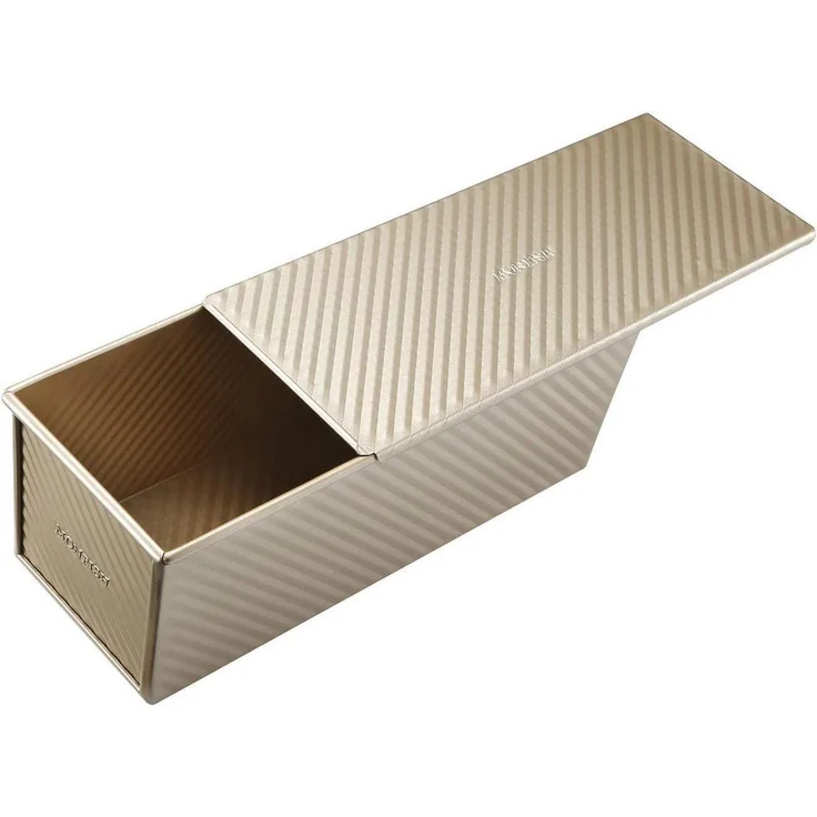 Monfish Brotbackform Pullman Laib Pfanne 1000g Teig Antihaft 34x13,5x12 cm – Bild 1