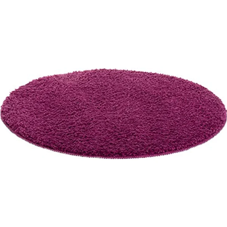 Brandsseller Badematte Ø 60 cm Badvorleger Badteppich Rund Beere – Bild 4