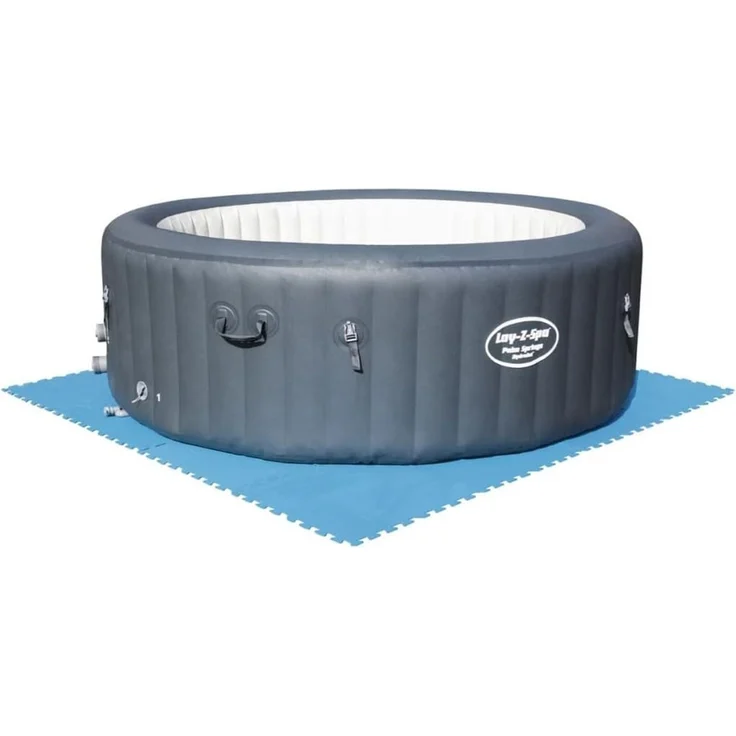 Bestway - Flowclear Pool-Bodenschutzfliesen-Set XL - 18 Stück á 50 x 50 cm - Blau – Bild 2