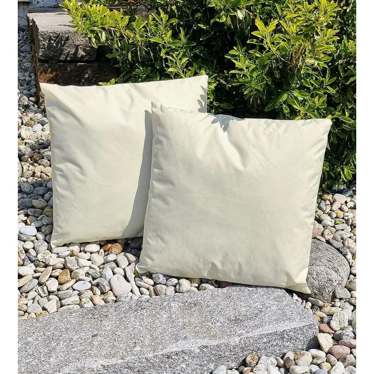 JACK Dekokissen JACK 45x45cm Outdoor Lounge Kissen Dekokissen inkl. Füllung Sitzkissen, Robust, strapazierfähig, wasserabweisend, für Innen & Außen – Bild 2