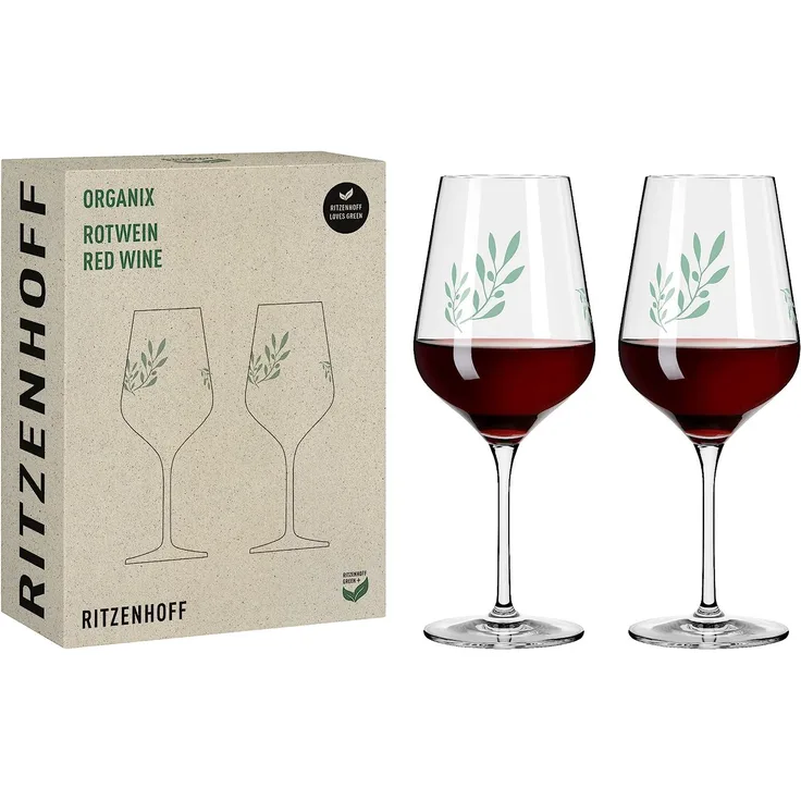 Ritzenhoff 3921001 Rotweinglas-Set #1 ORGANIX Romi Bohnenberg 2023