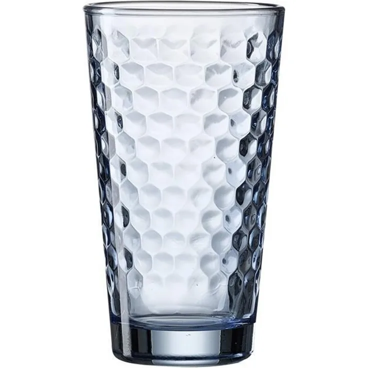 Longdrink-Glas Favo blau