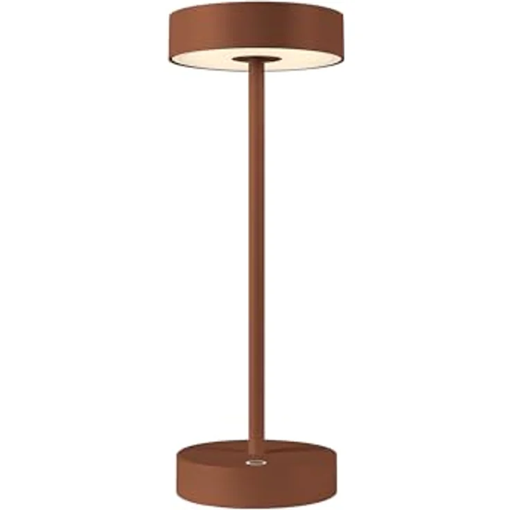 SLV VINOLINA, Tischleuchte, Akku, IP54, 2700/3000K, TOUCH, rost - Ambiente- Tisch- und Standleuchten – Bild 2