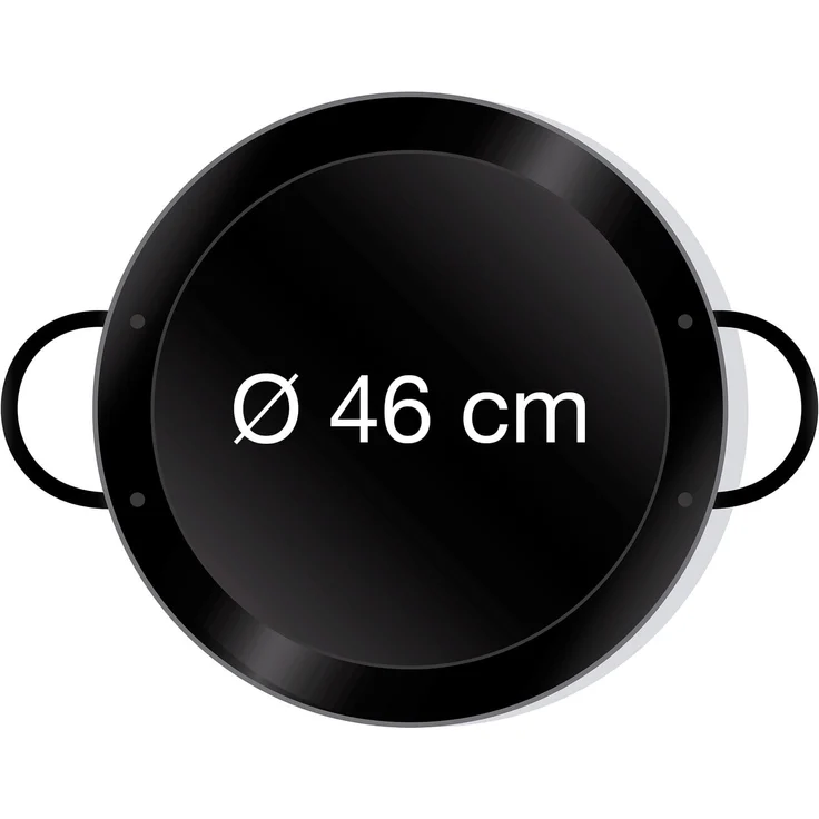 Paella-Pfanne emailliert Ø 46 cm – Bild 3