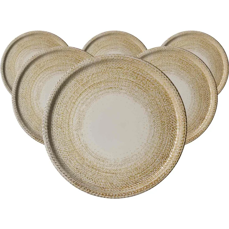 Ritzenhoff & Breker Rimini Pizzateller ø 30 cm Sand 6er Set – Bild 1