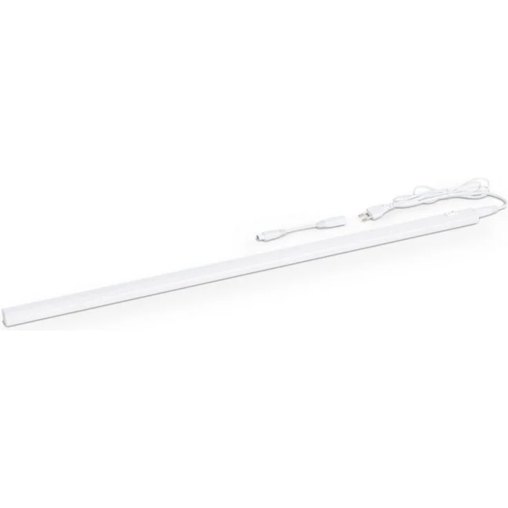 SEBSON Aufbauleuchte LED Unterbauleuchte 60cm neutralweiß, Lichtleiste Stecker & Schalter, Neutralweiß 4000K, Leistung 9W, Helligkeit 1400lm, Betrieb 230V, Maße 570x30x22mm – Bild 4