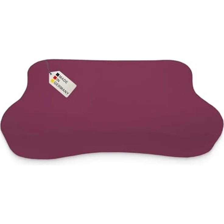 DUKAL Kissenbezug passend für Blackroll Recovery Pillow und weitere, 100% Baumwolle, (1 Stück), aus hochwertigem Doppel-Jersey, mit Reißverschluss, Made in Germany – Bild 2