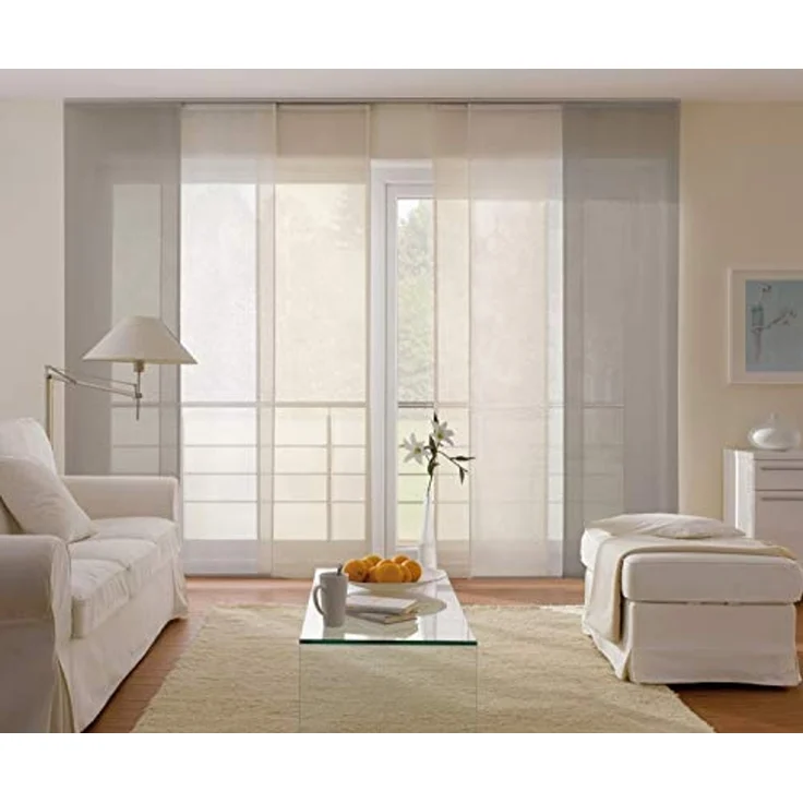 Flächenvorhang Basic Anthrazit – Bild 3