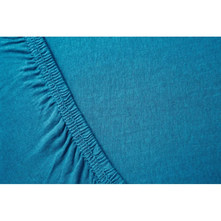 Hometex Premium Textiles Spannbettlaken Jersey Spannbettlaken 100% Baumwolle, Jersey, Gummizug: Rundumgummizug, Premium-Jersey Matratzenhöhe bis 23 cm – Bild 4