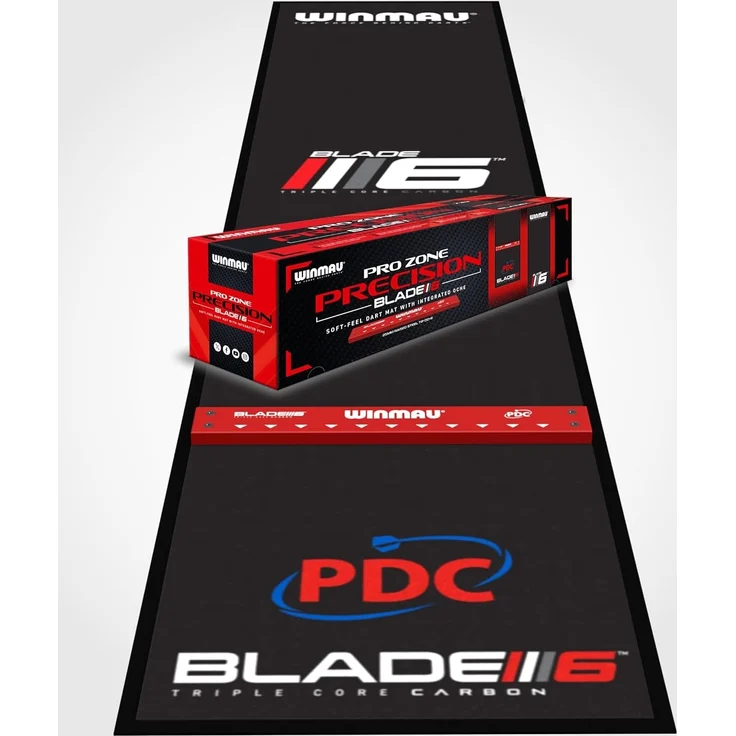 Winmau Dartmatte Dartmatte Pro Zone Precision Blade 6 8215, Mat Dartteppiche Matte für Dartscheiben Boards – Bild 3