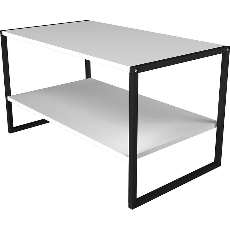 VCM Beistelltisch & Couchtisch Insasi 919065 Weiß H. 50 x B. 90 x T. 50 cm – Bild 4