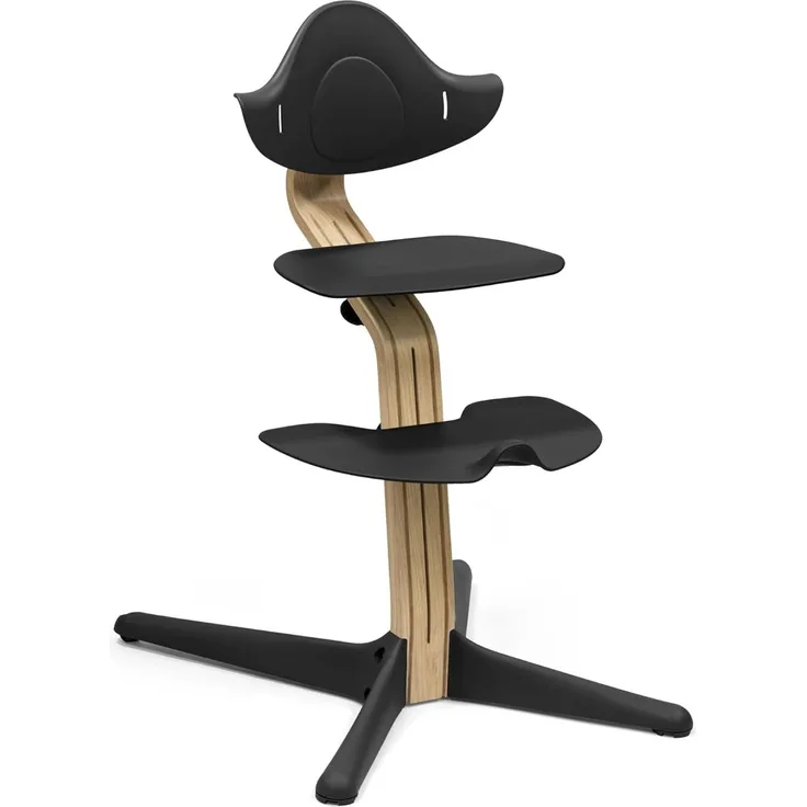 Stokke 'Nomi' Hochstuhl, Eiche/Schwarz