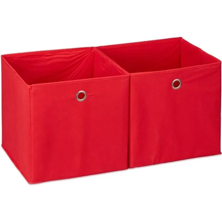 Aufbewahrungsbox Stoff im 2er Set