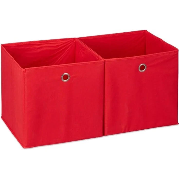 Aufbewahrungsbox Stoff im 2er Set – Bild 1