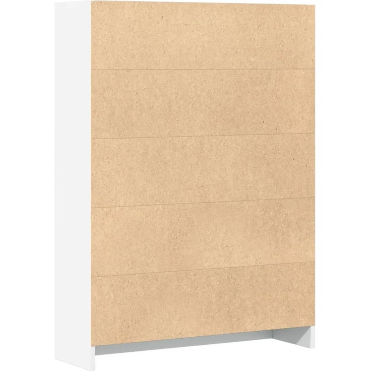 vidaXL Bücherregal Weiß 80x24x109 cm Holzwerkstoff 857835 – Bild 5