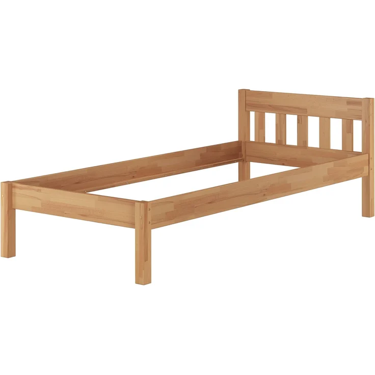 Überlanges Holzbett Massivholzbett 90x220 Buche Zubehör wählbar V-60.83-09-220Rollrost inkl. – Bild 2