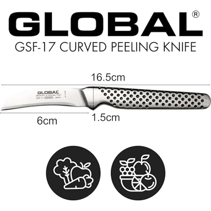 Global Tourniermesser geschmiedet 6 cm GSF-17 – Bild 2