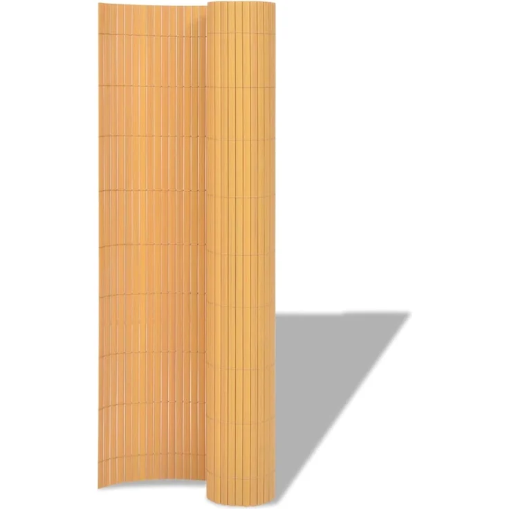 vidaXL Gartenzaun Gelb 150x300 cm PVC 43634 – Bild 2