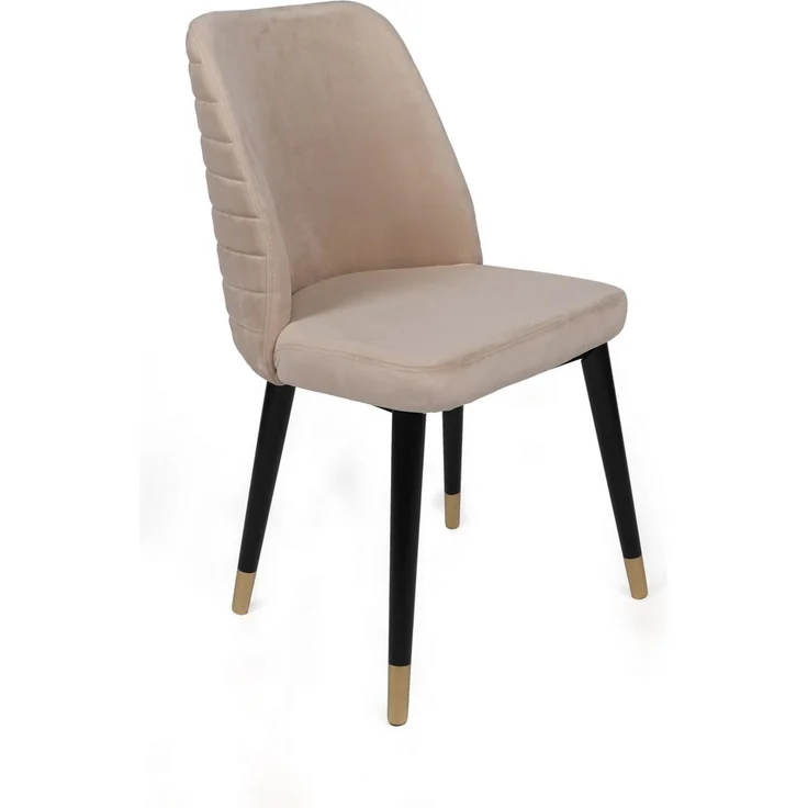 Skye Decor 'Hugo-367 V4' Stuhlset (4-teilig), Creme / Schwarz, 50 x 90 x 49 cm – Bild 4
