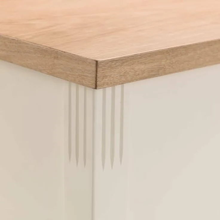 Julian Bowen Davenport Bank, mit Stauraum, Eiche und elfenbeinfarben – Bild 7