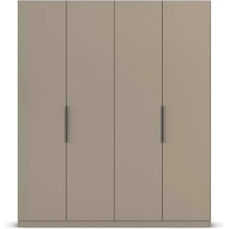 Rauch Möbel MYLORA, Kleiderschrank, Farbe Fango, Breite 181 cm | Schrank mit patentiertem Schnellmontagesystem, 4-türig, Zubehör Basic, für Schlafzimmer, Kinderzimmer, Garderobe, Flur – Bild 10
