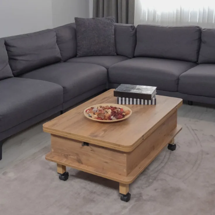 Skye Decor 'Dy Adt - Pine' Couchtisch, Kiefer, 120 x 70 x 90 cm