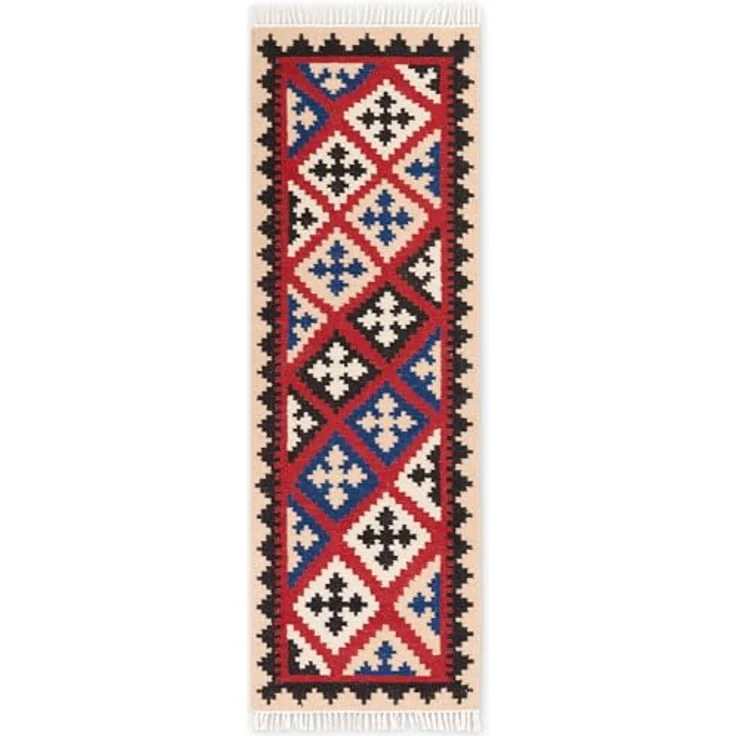 HANSE Home Teppich Kelim Rami, rechteckig, Höhe: 3 mm, Wolle, Baumwolle, Natur, Handgewebt, orientalisch, Boho, traditionell – Bild 4