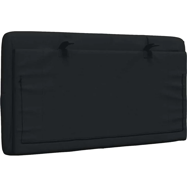 vidaXL Kopfteil-Kissen Schwarz 80 cm Stoff – Bild 6