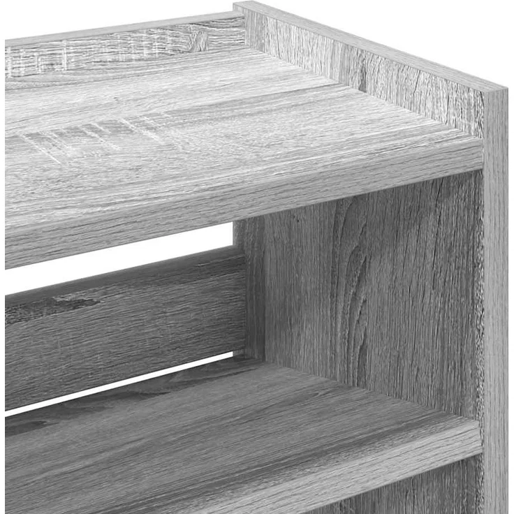 vidaXL Schuhregal Grau Sonoma 60x25x62 cm Holzwerkstoff 859892 – Bild 6