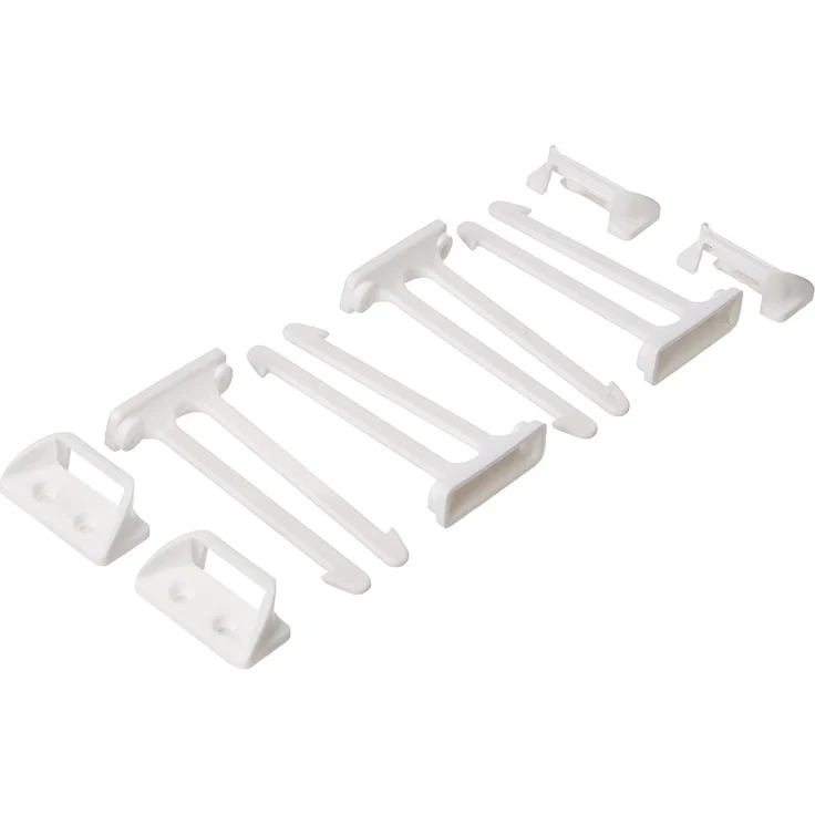 ABUS Schubladen-Sicherung Sina Sicherung für Türen, Schränke und Schubladen - einfache Montage - 1 Stück - weiß - 76973